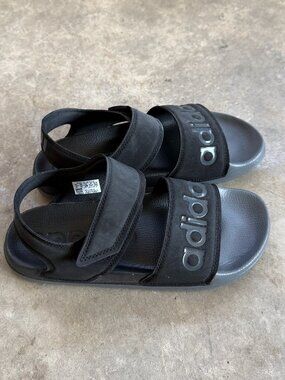 Adidas Unisex Adilette Sandals Black Size 6
